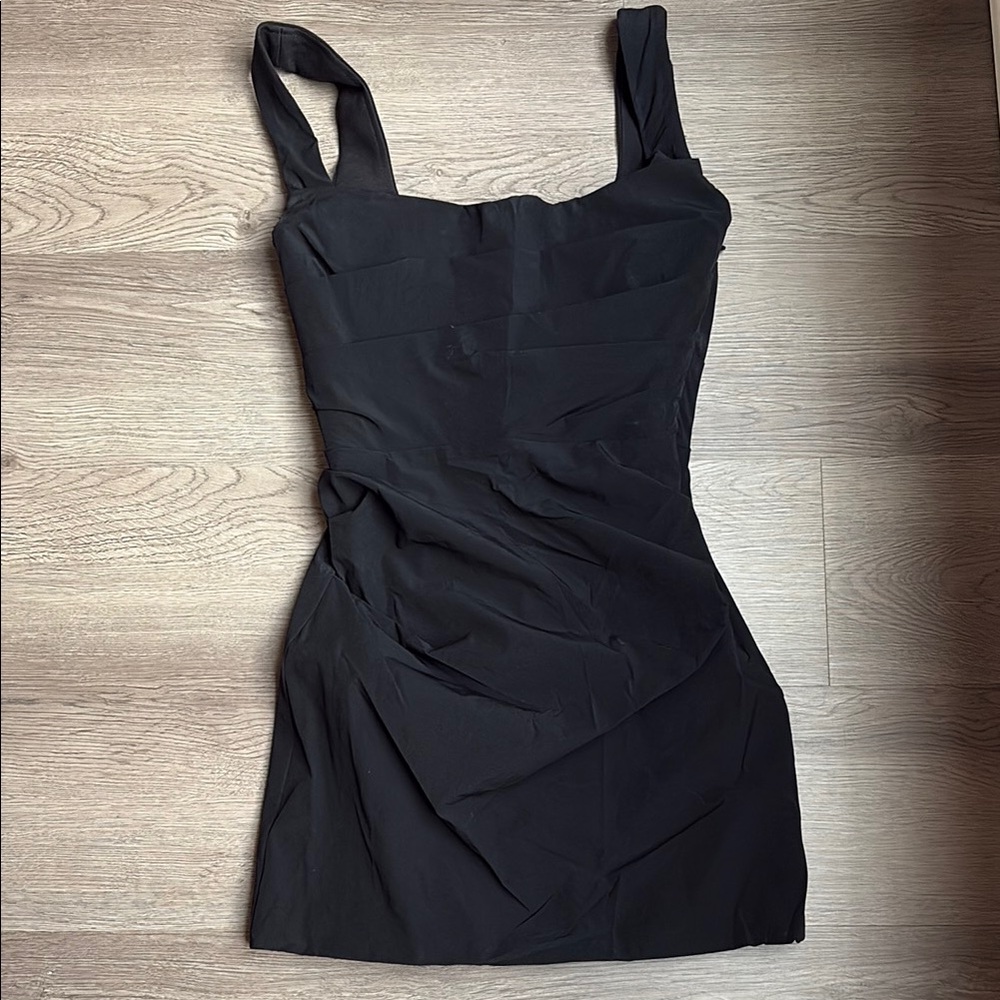 Oh Polly Elegant Black Mini Dress